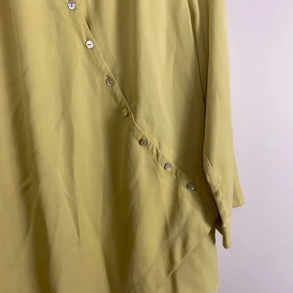 Soft Surroundings Asymmetrical Button Tunic - Picture 3 of 14